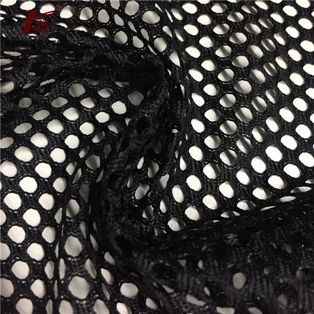 Loj Qhov Loj Polyester Mesh Npuag Rau Sportswear Hauv ob sab phlu