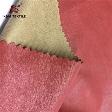 Waterproof 100% Polyester PU Coated Suede Fabric