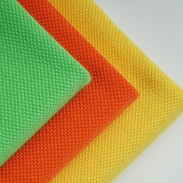 Customization Sportswear Knitted Single Side Pique 100%Cotton Mesh Fabric Polo Shirt Golf Polo Shirt Breathable